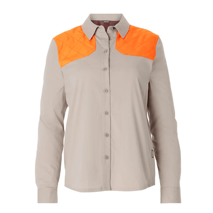 Orvis Women’s Featherweight Long-Sleeve Shooting Shirt Orvis Blaze sand / XS Women's Hunting Shirt Rivers and Glen Trading Co