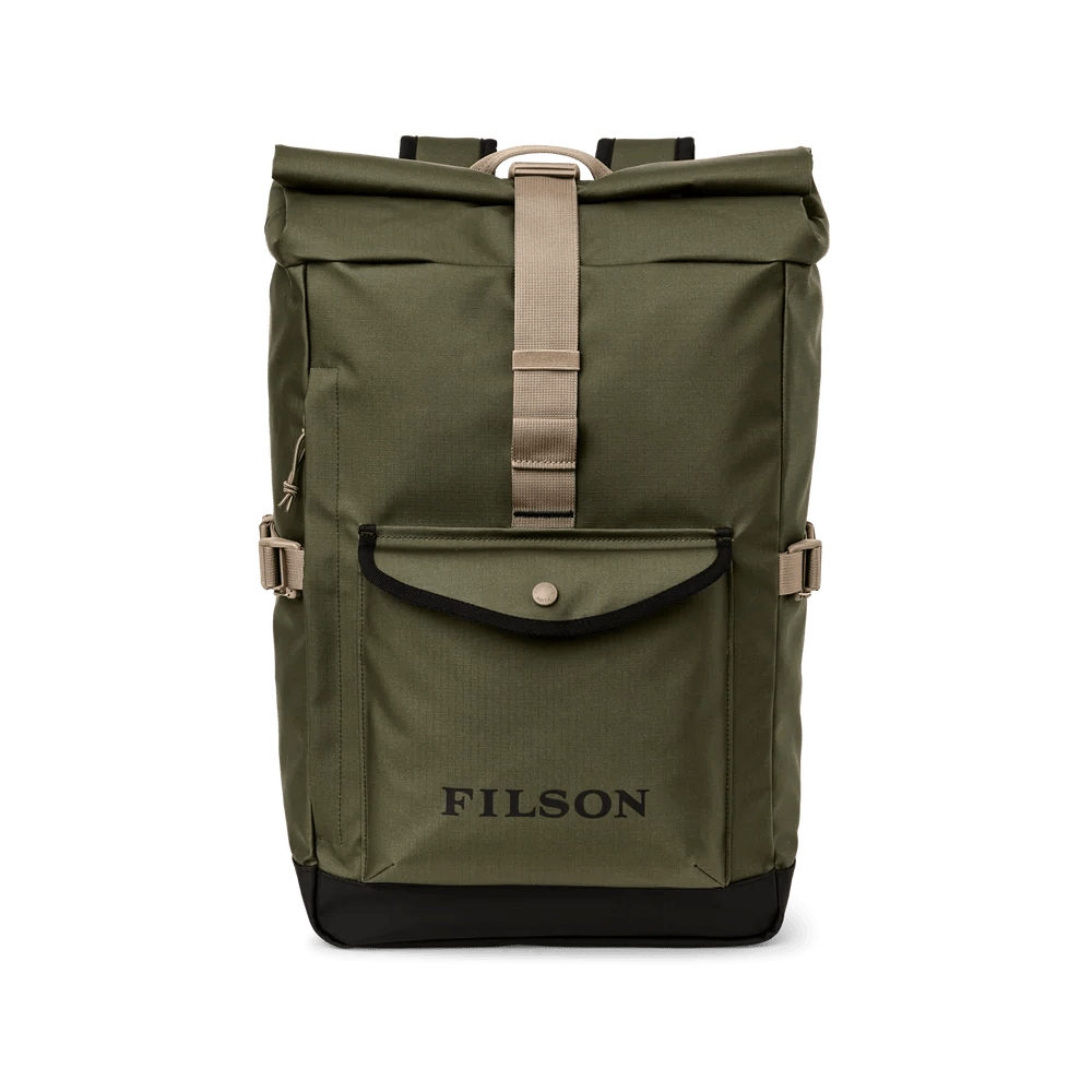Filson All-Weather Backpack Filson Olive/Black/Covert Luggage Rivers and Glen Trading Co