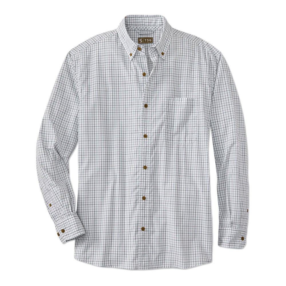 TSG Airetex™ Tanner Shirt TSG Grassland Moss / M Men's Long Sleeve Button Down Shirts Rivers and Glen Trading Co