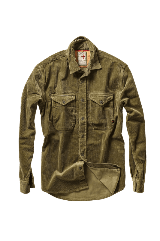 Relwen Cord Workshirt Relwen Men's Long Sleeve Button Down Shirts Rivers and Glen Trading Co