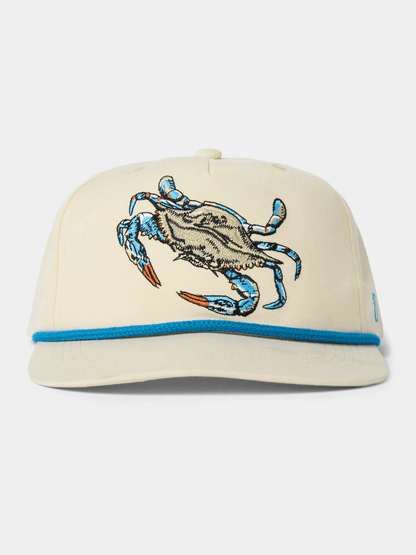 Duck Camp Blue Crab Hat Duck Camp Ivory Headwear Rivers and Glen Trading Co