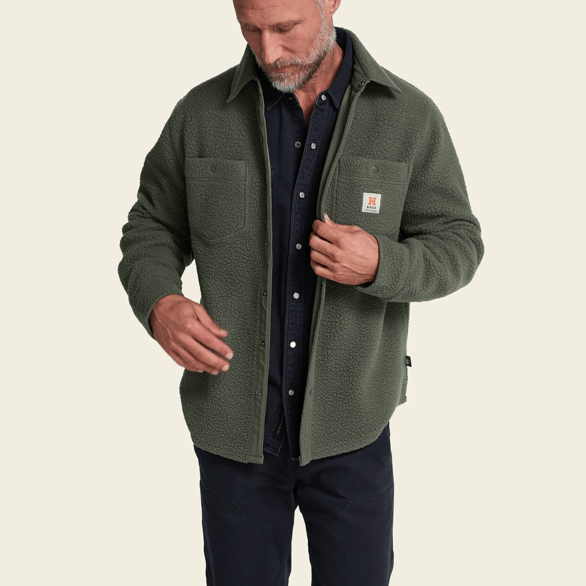Howler Brothers Allegheny Fleece Overshirt Howler Brothers Men's Jackets Rivers and Glen Trading Co