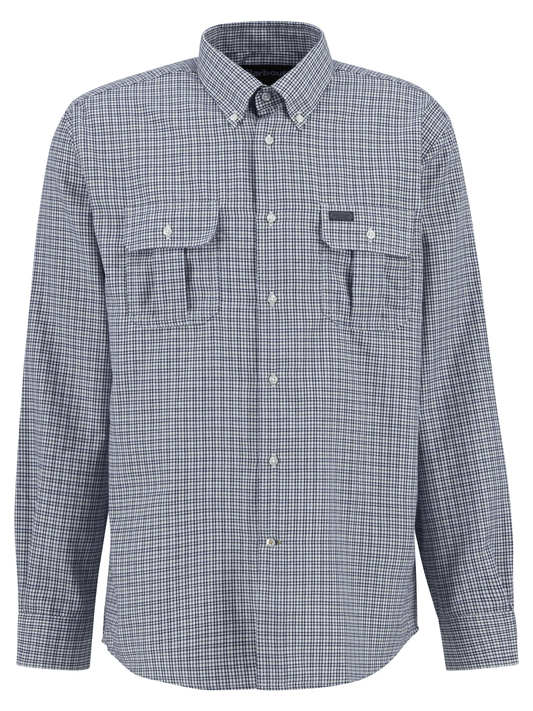 Barbour Fenn Regular Gingham Shirt Barbour Men's Long Sleeve Button Down Shirts Rivers and Glen Trading Co