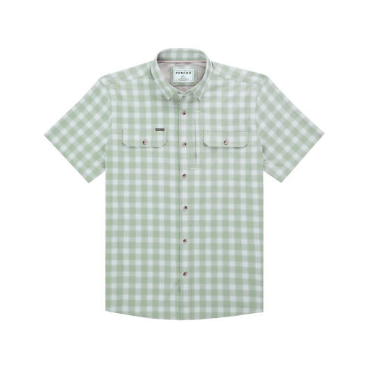 Poncho The St. Catherine Poncho Men's Short Sleeve Button Down Shirts Rivers and Glen Trading Co