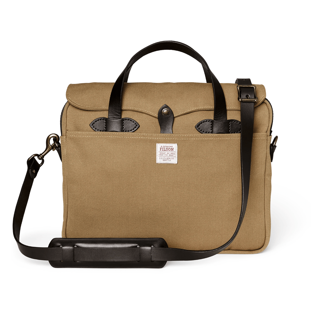 Filson Original Briefcase Filson Tan Luggage Rivers and Glen Trading Co