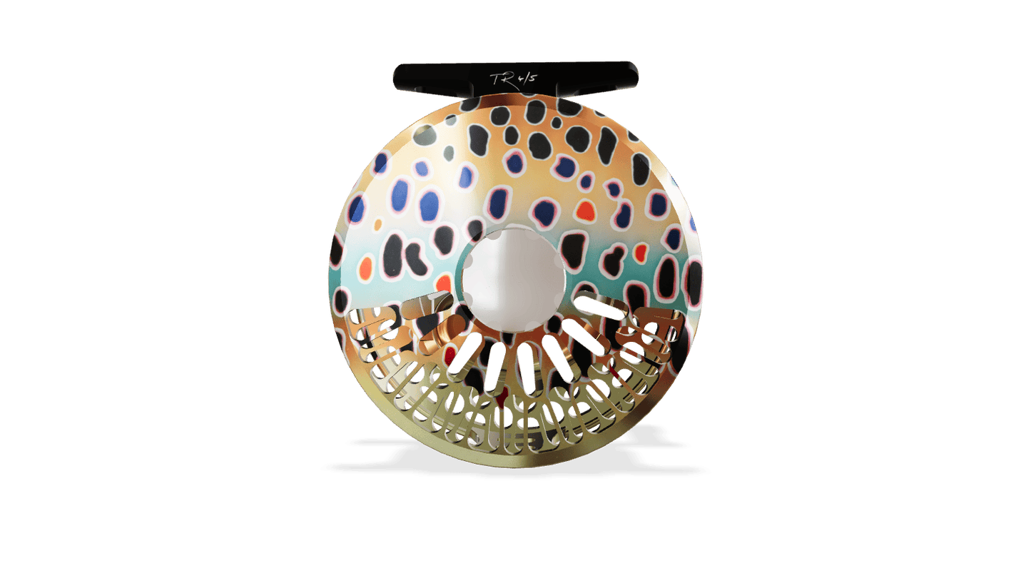 Abel TR Reel Abel Reels Native Brown Trout / Walnut / 4/5 Reels Rivers and Glen Trading Co