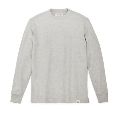 Filson Waffle Knit Thermal Crewneck Filson Light Grey Heather / L Men's Long Sleeve Crew Shirts Rivers and Glen Trading Co