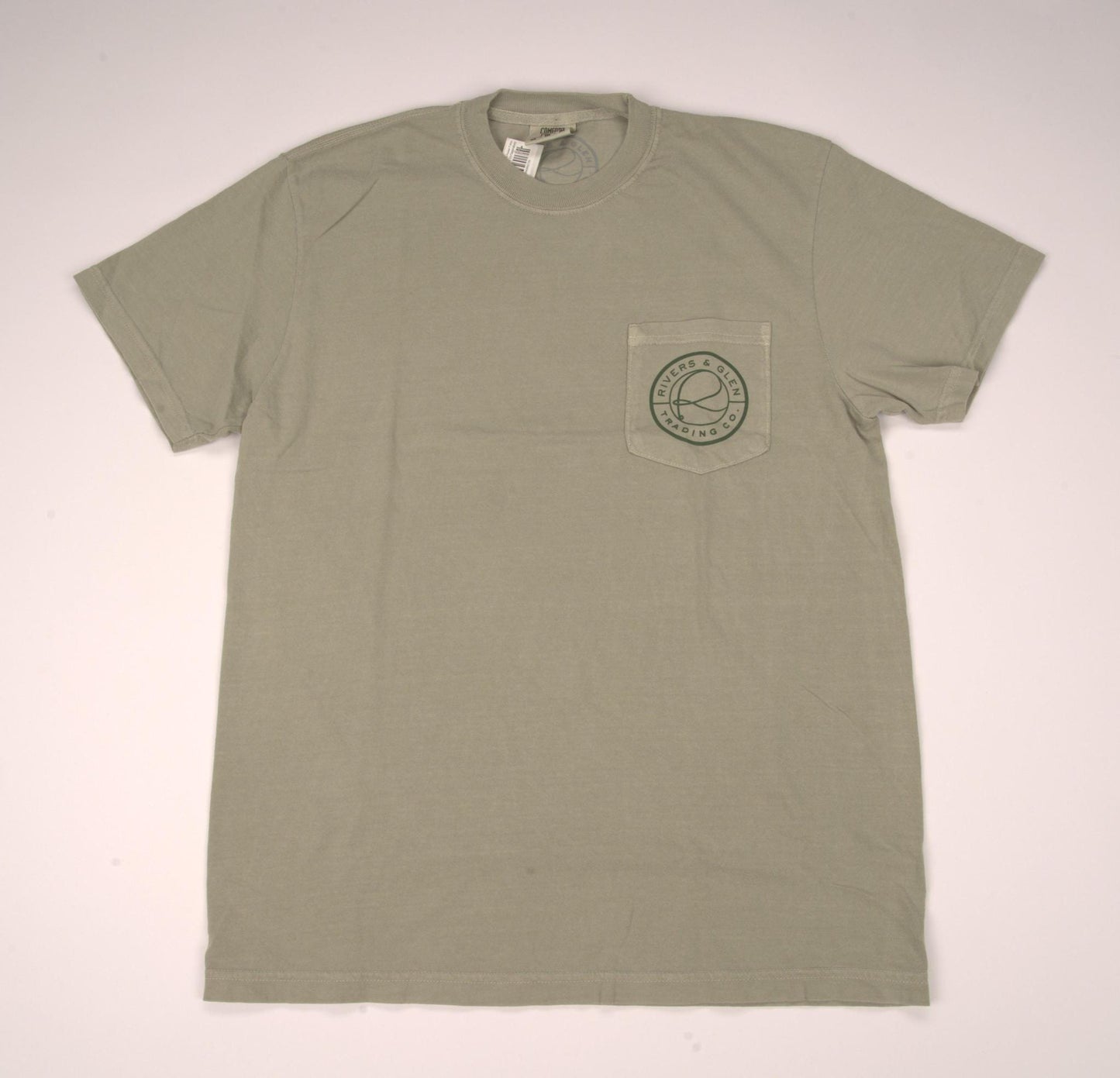 R&G Comfort Colors SS Pocket T-Shirt Rivers and Glen Trading Co. Shirts Short Sleeve Tee Shirts Rivers and Glen Trading Co