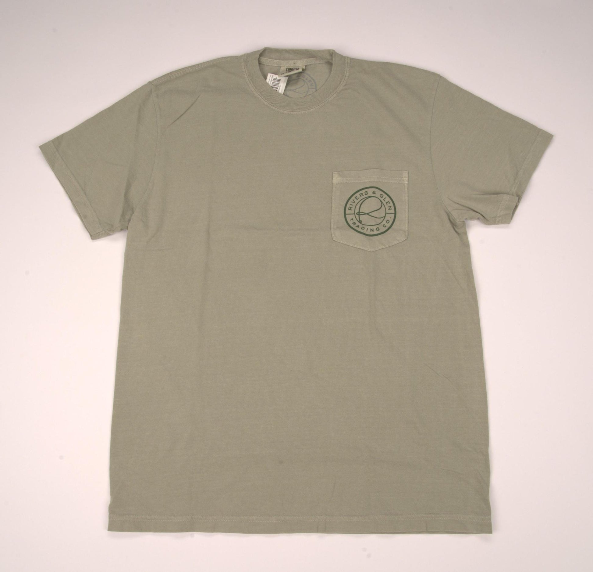 R&G Comfort Colors SS Pocket T-Shirt Rivers and Glen Trading Co. Shirts Short Sleeve Tee Shirts Rivers and Glen Trading Co