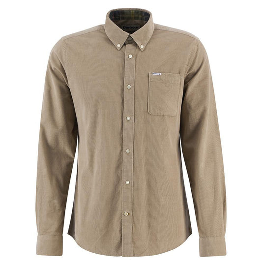 Barbour Ramsey Tailored Cord Shirt Barbour Men's Long Sleeve Button Down Shirts Rivers and Glen Trading Co