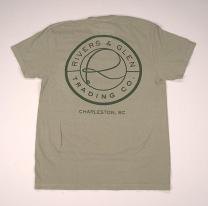R&G Comfort Colors SS Pocket T-Shirt Rivers and Glen Trading Co. Shirts Sandstone / XXL Short Sleeve Tee Shirts Rivers and Glen Trading Co