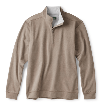 Orvis On The Move 1/4 Zip Sweatshirt Orvis Mushroom / M Men's Pullovers Rivers and Glen Trading Co