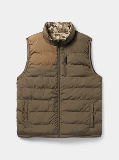 Duck Camp Men's Reversible Puffer Vest Duck Camp Pin Oak/Wetland / L Men's Vests Rivers and Glen Trading Co