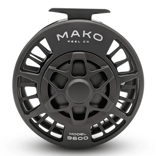 Mako Model 9600 Mako Reels Matte Black Reels Rivers and Glen Trading Co