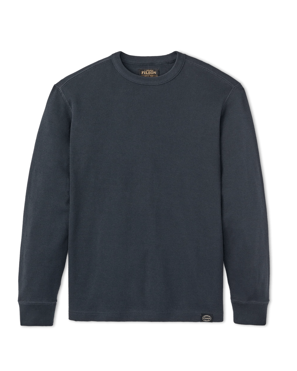Filson Waffle Knit Thermal Crewneck Filson Blue Mussel / XL Men's Pullovers Rivers and Glen Trading Co