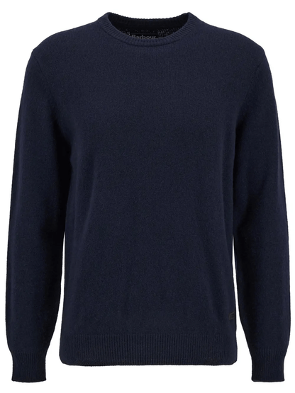 Barbour Essential Crew Neck Jumper Barbour Navy / M Men's Sweaters Rivers and Glen Trading Co
