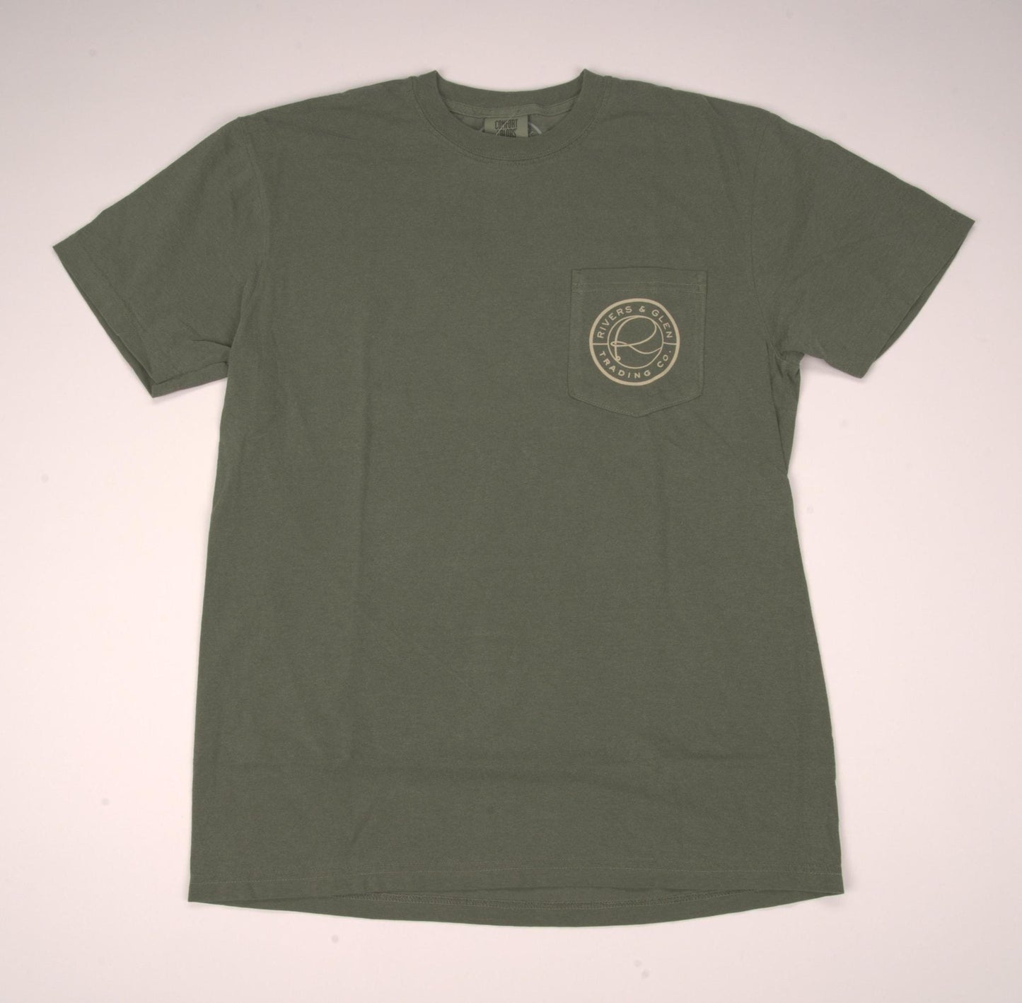 R&G Comfort Colors SS Pocket T-Shirt Rivers and Glen Trading Co. Shirts Short Sleeve Tee Shirts Rivers and Glen Trading Co