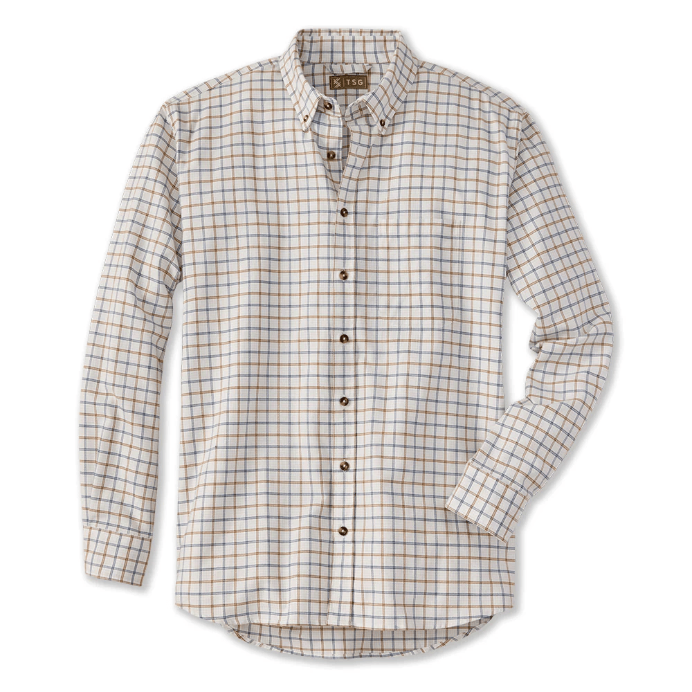 TSG Midweight Button Down TSG Trail Check / M Men's Long Sleeve Button Down Shirts Rivers and Glen Trading Co