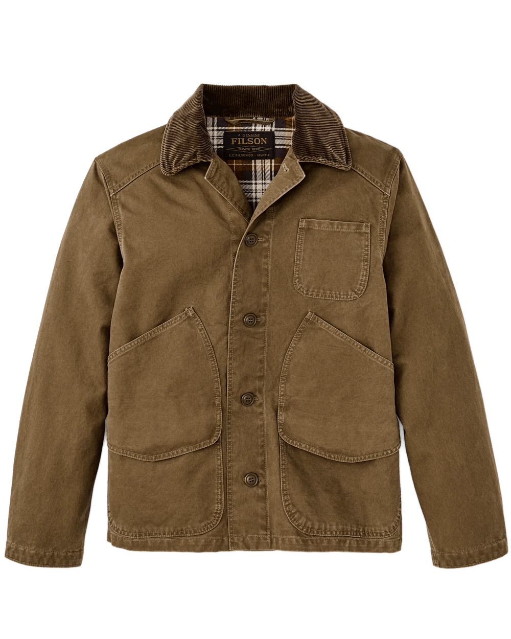 Filson Canvas Outfitter Jacket Filson Kangaroo / M Men's Jackets Rivers and Glen Trading Co