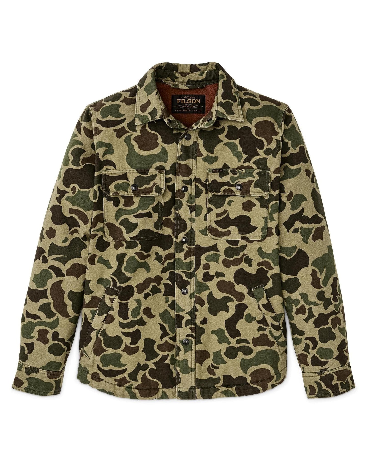Filson Fleece Lined Jac-Shirt Filson Men's Long Sleeve Button Down Shirts Rivers and Glen Trading Co
