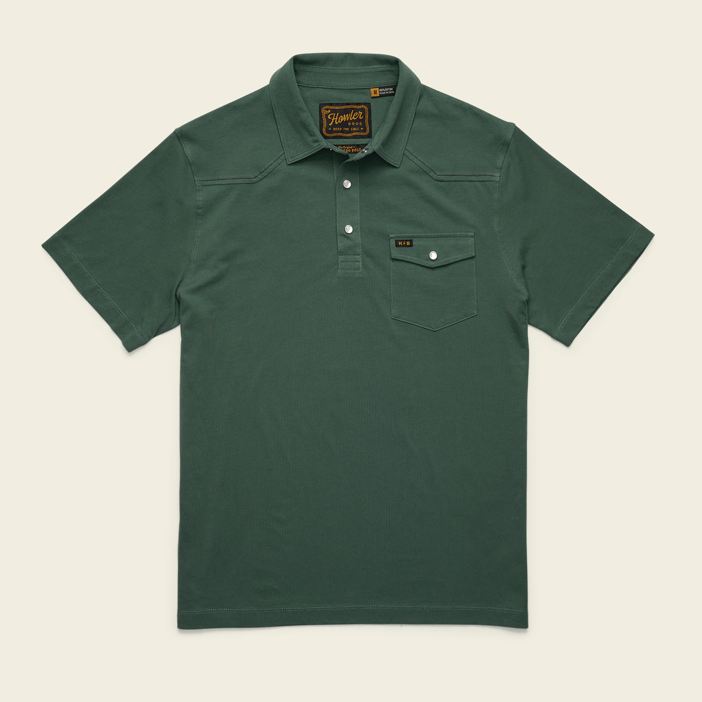 Howler Brothers Ranchero Polo Howler Brothers Fern Green / XL Men's Polos Rivers and Glen Trading Co