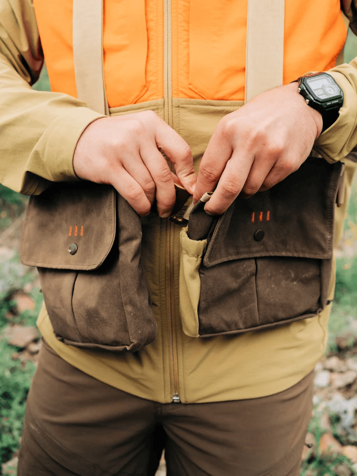 Duck Camp Canvas Upland Strap Vest Pin Oak/Wheat Duck Camp Pin Oak/Wheat Men's Hunting Vests Rivers and Glen Trading Co
