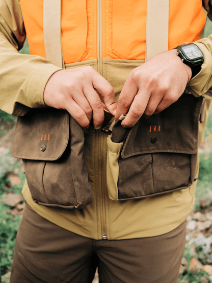 Duck Camp Canvas Upland Strap Vest Pin Oak/Wheat Duck Camp Pin Oak/Wheat Men's Hunting Vests Rivers and Glen Trading Co
