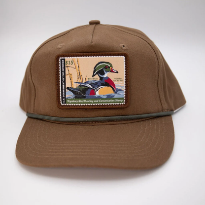 Woodley Co Duck Stamp Hat Wood Duck 12’-13’