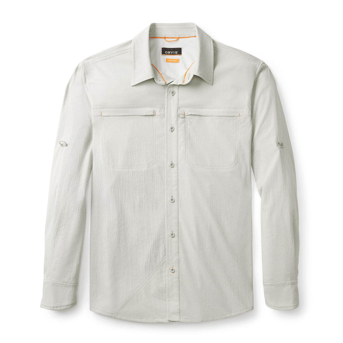 Orvis Long-Sleeved Open Air Caster Orvis 2XL / Celadon/White Men's Long Sleeve Button Down Shirts Rivers and Glen Trading Co