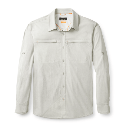 Orvis Long-Sleeved Open Air Caster Orvis 2XL / Celadon/White Men's Long Sleeve Button Down Shirts Rivers and Glen Trading Co