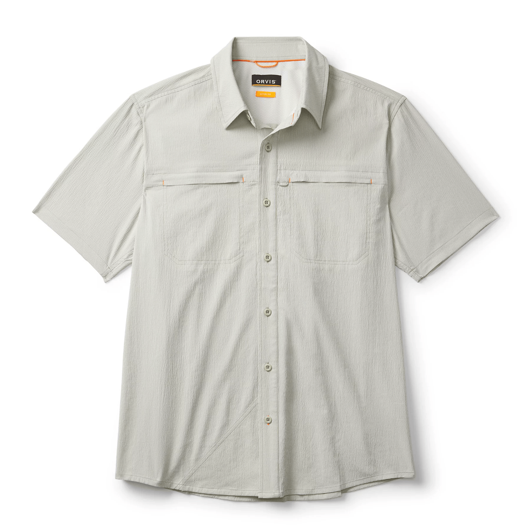 Orvis Men's Short-Sleeved Open Air Caster Orvis Celadon/White / MD Men's Short Sleeve Button Down Shirts Rivers and Glen Trading Co