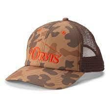 Orvis 1971 Camo Bent Rod Trucker Orvis Headwear Rivers and Glen Trading Co