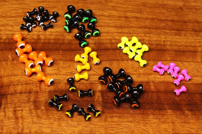 Large Double Pupil Lead Eyes Hareline Dubbin Fly Tying Rivers and Glen Trading Co