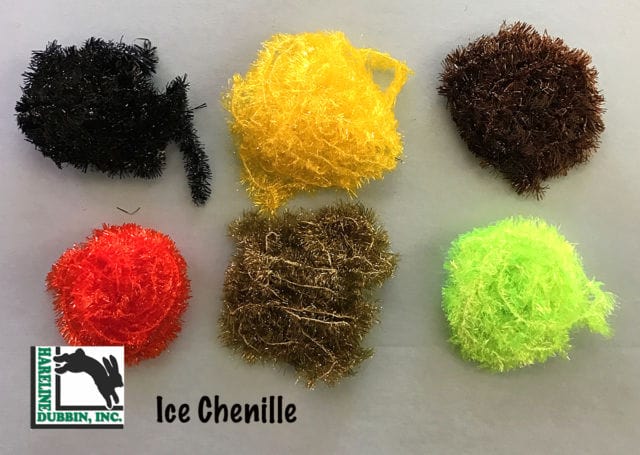 Hareline Ice Chenille Large Hareline Dubbin Chartreuse Fly Tying Rivers and Glen Trading Co