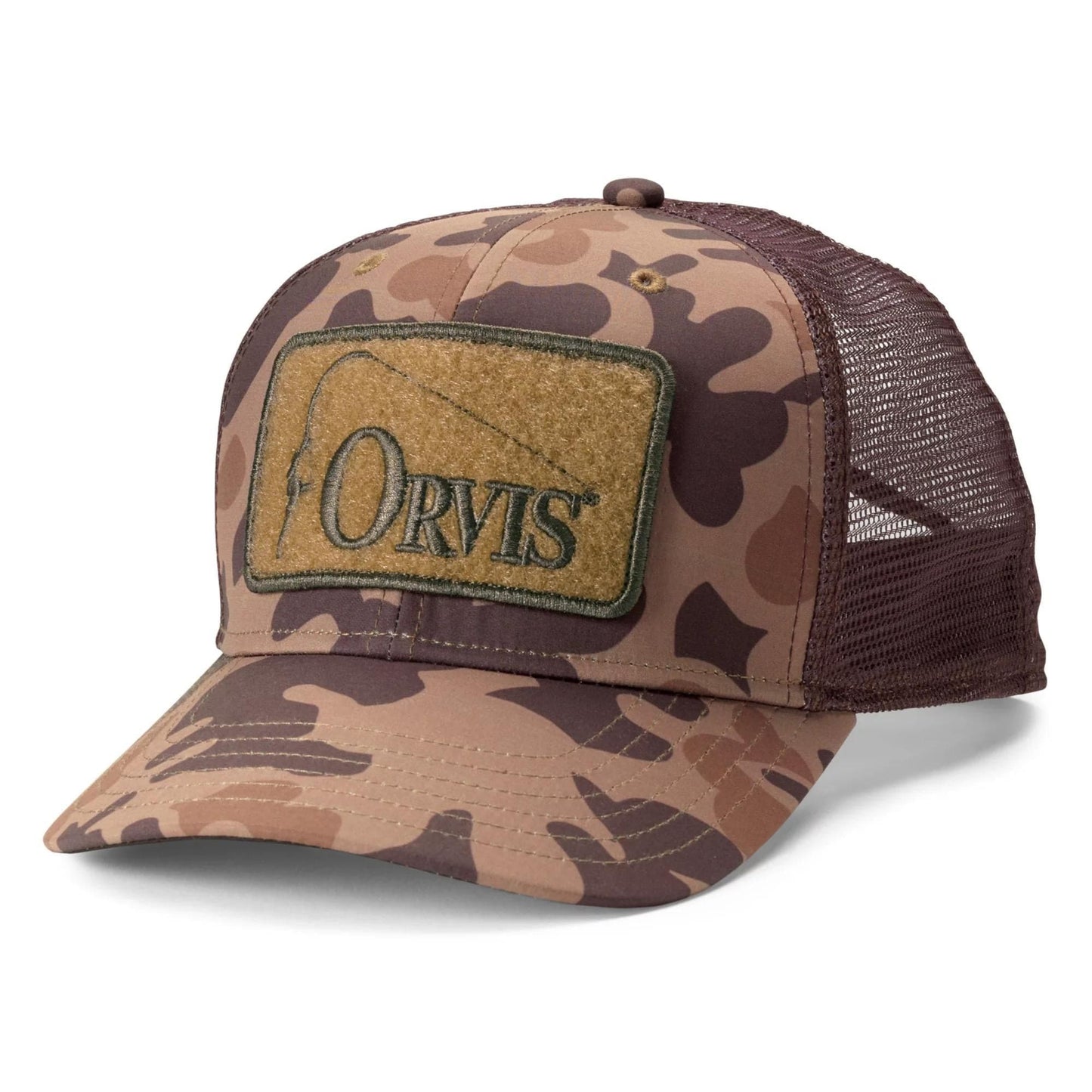 Orvis 1971 Camo Bent Rod Trucker Orvis Orvis 1971 Camo Headwear Rivers and Glen Trading Co