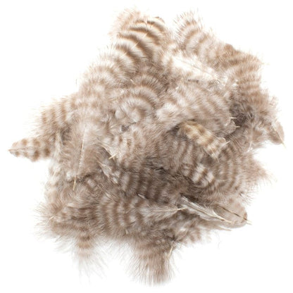 GRIZZLY MARABOU Wapsi NATURAL Fly Tying Rivers and Glen Trading Co