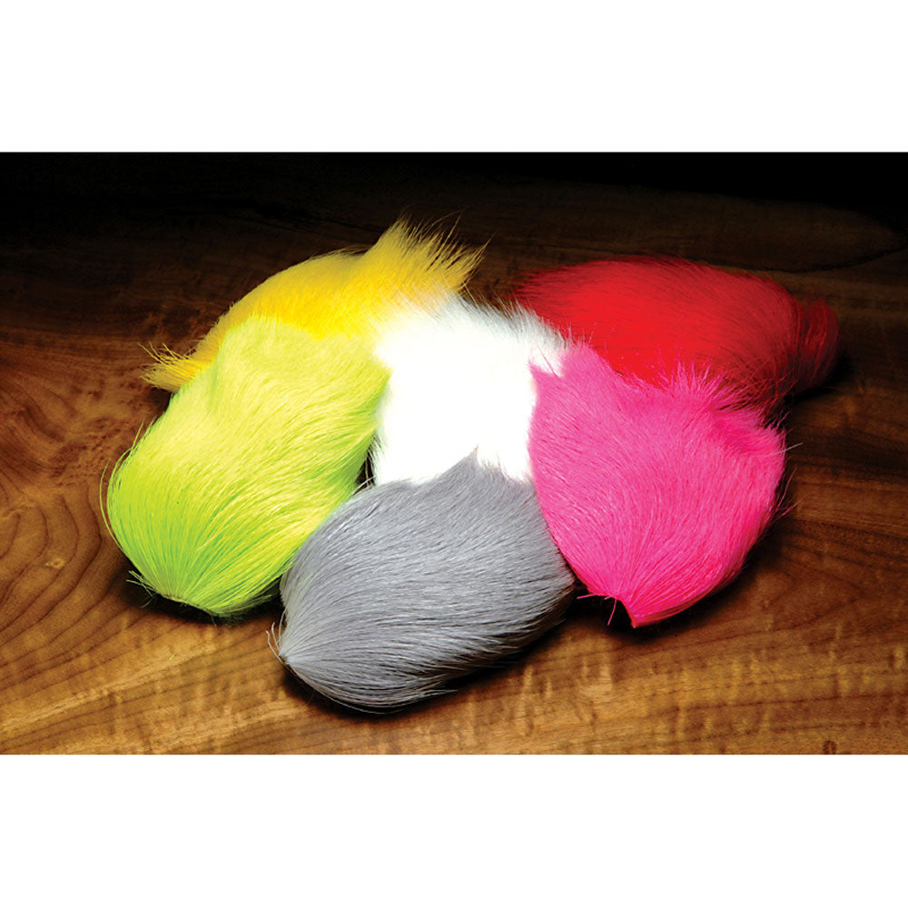 Hareline Deer Belly Hair Dyed Over White - Rivers & Glen Trading Co.