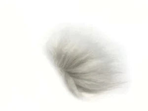 ARCTIC FOX FUR Wapsi WHITE Fly Tying Rivers and Glen Trading Co
