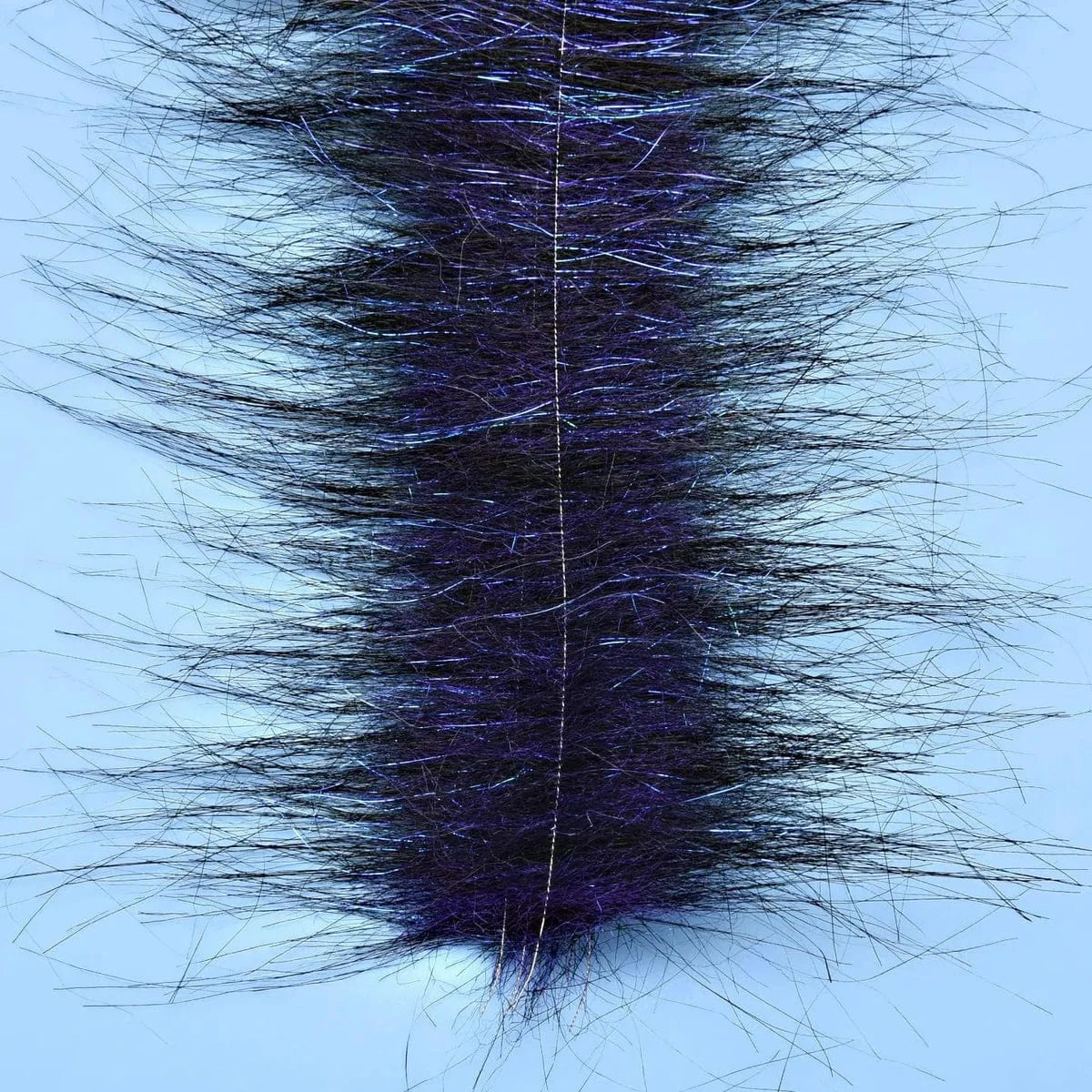CRAFT FUR BRUSH 3" Enrico Puglisi BLACK / PURPLE Fly Tying Rivers and Glen Trading Co