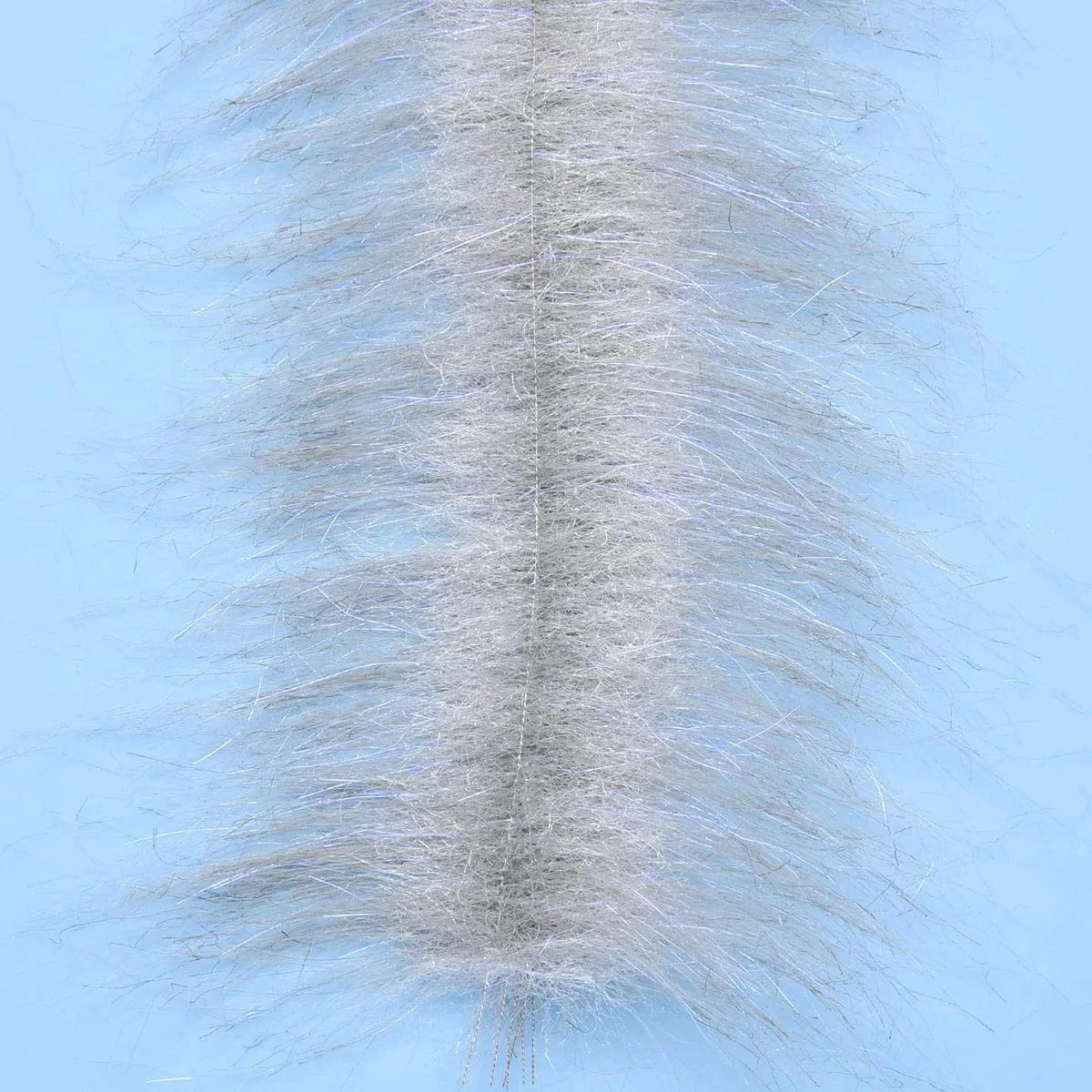 CRAFT FUR BRUSH 3" Enrico Puglisi GREY/WHITE Fly Tying Rivers and Glen Trading Co