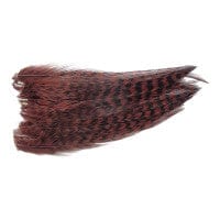 DRY FLY NECK HACKLE MINI PACK LG Wapsi BRWN/GRIZ Fly Tying Rivers and Glen Trading Co