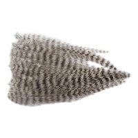 DRY FLY NECK HACKLE MINI PACK LG Wapsi NAT./GRIZ Fly Tying Rivers and Glen Trading Co