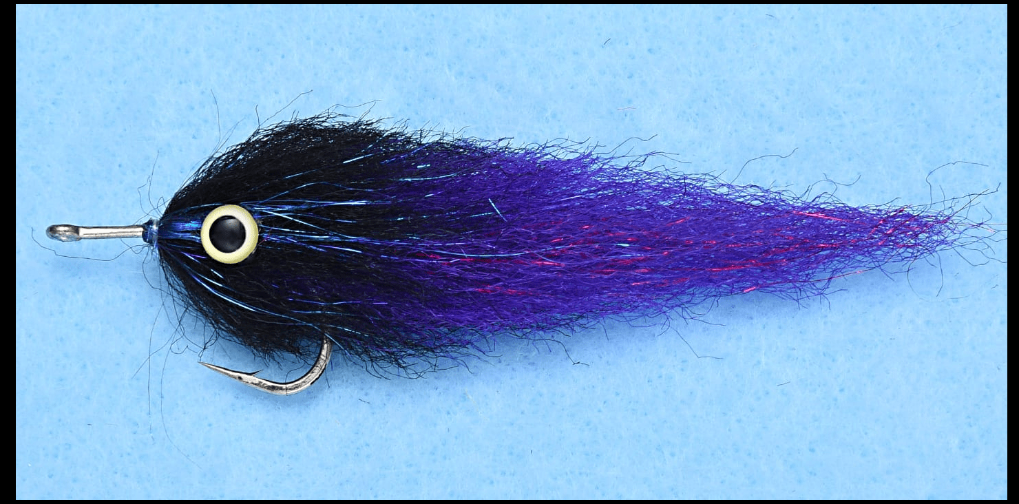 EP Flies Tarpon Streamer Enrico Puglisi Black/Purple / #3/0 Flies Rivers and Glen Trading Co