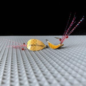 Sight Cast Spoon Fly Sight Cast Gold/Gold 2 Flies Rivers and Glen Trading Co