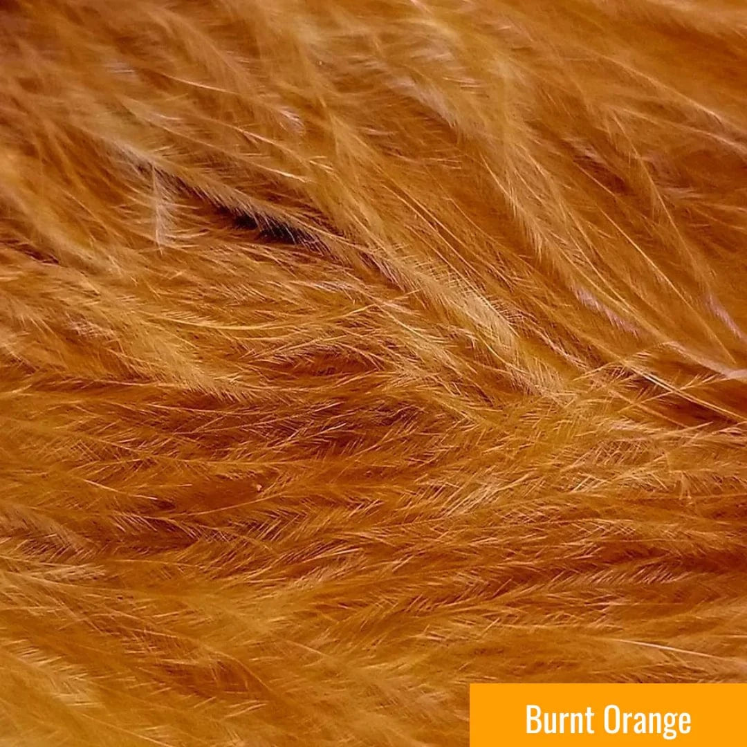 SELECT MARABOU PLUMES Wapsi BURNT.ORANGE Fly Tying Rivers and Glen Trading Co