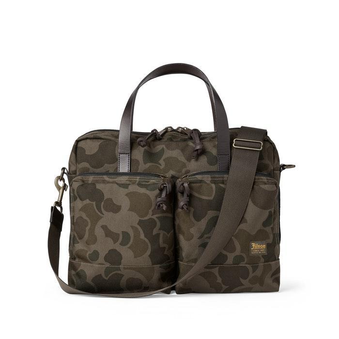 Filson Dryden Briefcase Dark Shrub Camo - Rivers & Glen Trading Co.