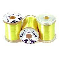 KEVLAR, 200 DENIER Wapsi NATURAL.YELLOW Fly Tying Rivers and Glen Trading Co
