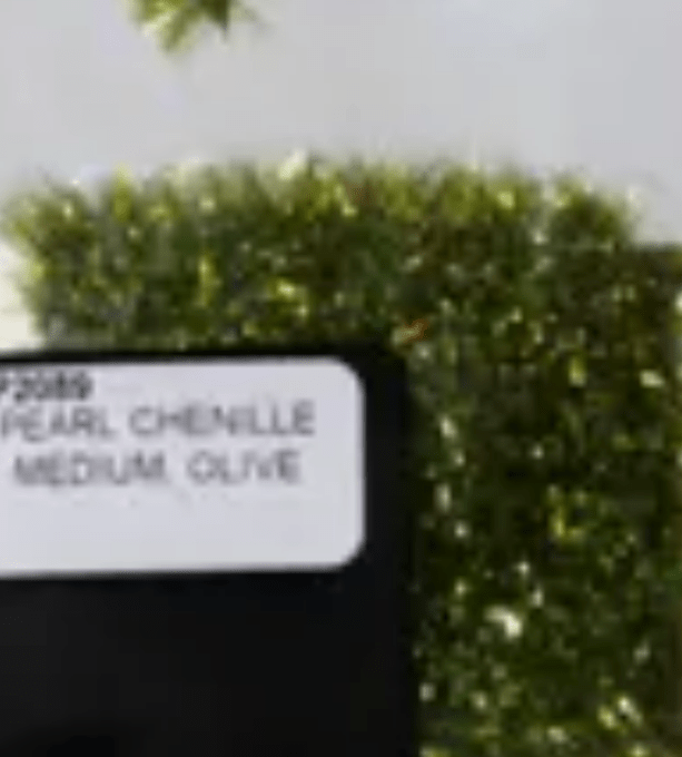 PEARL CHENILLE MEDIUM Wapsi OLIVE Fly Tying Rivers and Glen Trading Co