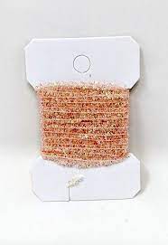 PEARL CHENILLE MEDIUM Wapsi PEACH Fly Tying Rivers and Glen Trading Co