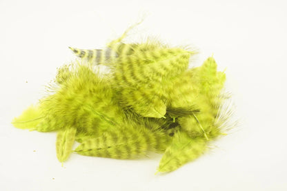 GRIZZLY MARABOU Wapsi FL.CHARTREUSE Fly Tying Rivers and Glen Trading Co